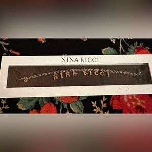 Nina Ricci Silver Bracelet New In Box!